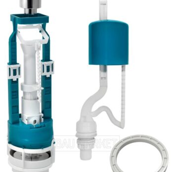 Арматура Инкоэр хром кнопка, ниж.подводка СБ1-НпрНРФ-А-М (В00В0003976)