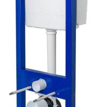 Инсталляция Berges Wasserhaus Аtom 410 с кнопкой хром (040331)