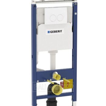 Инсталляция Geberit Duofix для подвесного унитаза кнопка смыва Delta 21 (458.122.11.1)