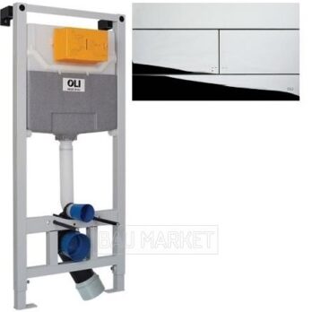 Инсталляция Oli 120 099949 в комплекте с кнопкой Slim хром 659044 (099949+659044)