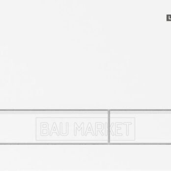 Пластиковая клавиша смыва Lavinia Boho RelFix толщина 1,3 см белый, антибактериальное покрытие (3805001W)