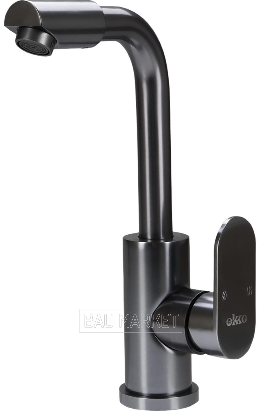smesitel dlya kuhni ekko temno seryj e4366 63cef88e200d4 Смеситель для кухни Ekko темно-серый (E4366)