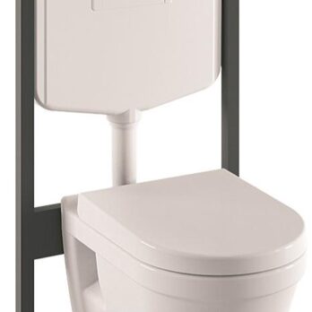 Унитаз подвесной Vitra S50 в комплекте с сиденьем микролифт и инсталяцией 3/6л (9003B003-7200)