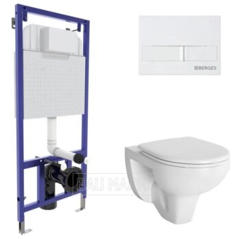 Унитаз подвесной Berges Wasserhaus GAMMA NOVUM 525, L1 (042425)