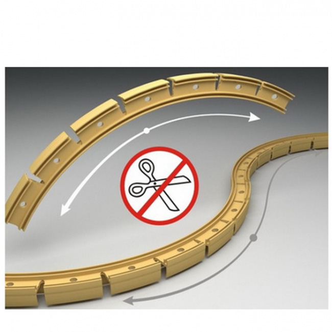 Монтажная планка к гибкому порогу Rico Leo (0-12 мм)