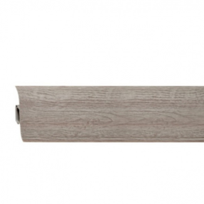 Напольный плинтус ПВХ Grace Technical Дуб серый Т06