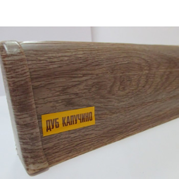 Напольный плинтус ПВХ Ideal Comfort Дуб капучино 205