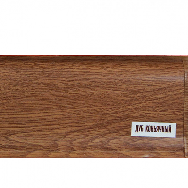 Напольный плинтус ПВХ Ideal Comfort Дуб коньячный 206
