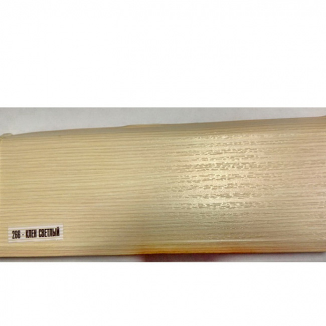 Напольный плинтус ПВХ Ideal Deconika 85 Клен светлый 266