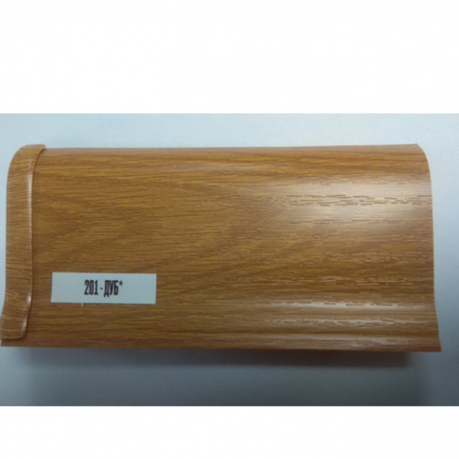 Напольный плинтус ПВХ Ideal Элит Дуб 201