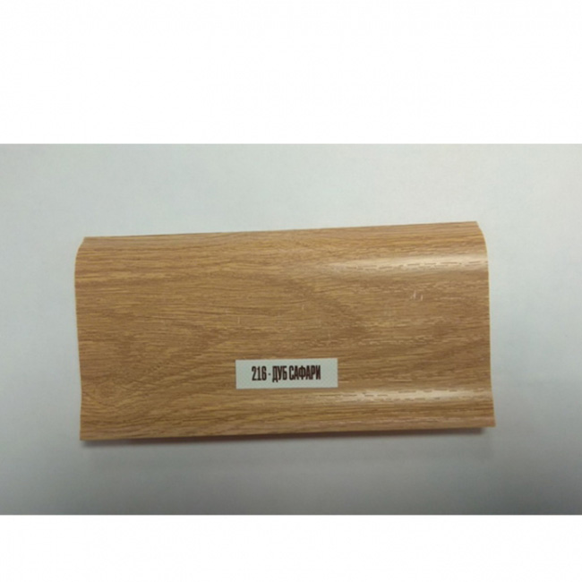 Напольный плинтус ПВХ Ideal Элит Дуб сафари 216