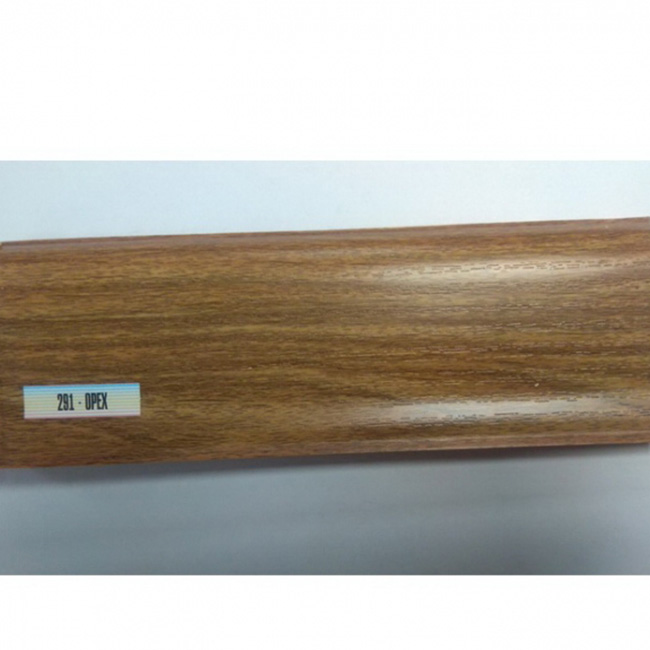 Напольный плинтус ПВХ Ideal Элит Орех 291