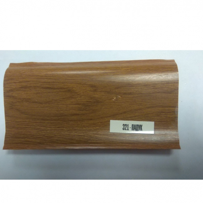 Напольный плинтус ПВХ Ideal Элит Падук 321