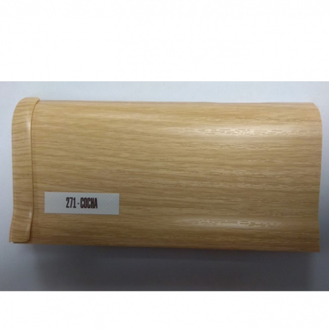 Напольный плинтус ПВХ Ideal Элит Сосна 271