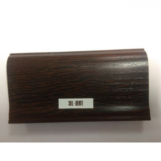 Напольный плинтус ПВХ Ideal Элит Венге 301