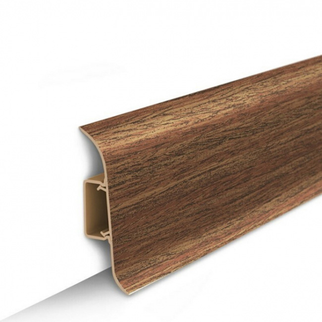 Напольный плинтус ПВХ Ideal Классик Ольха 341