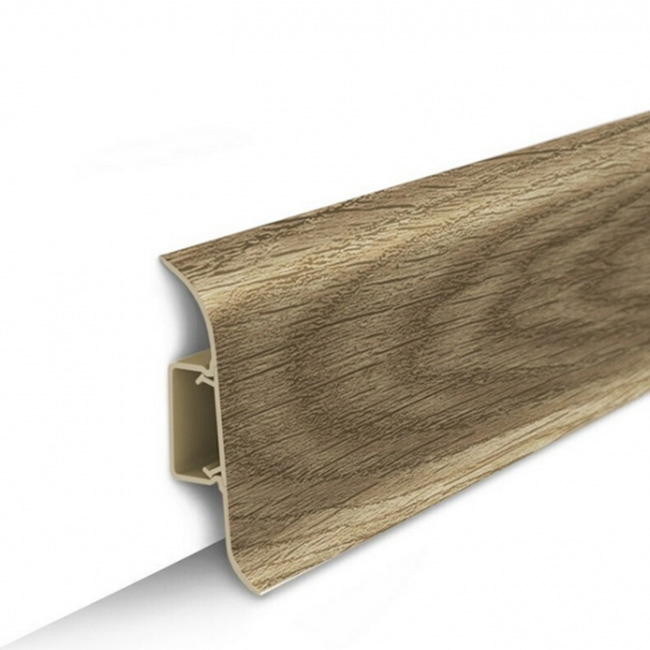 Напольный плинтус ПВХ Ideal Классик Падук 321