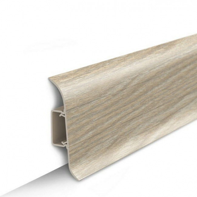 Напольный плинтус ПВХ Ideal Классик Сосна светлая 273