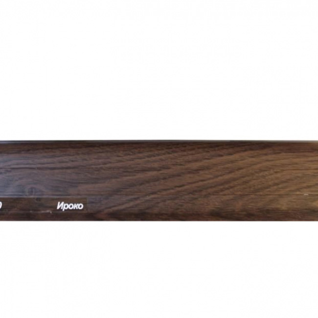 Напольный плинтус ПВХ Vox Smart flex 550 Ироко