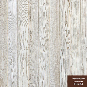 Паркетная доска Tarkett Rumba Дуб снежный браш