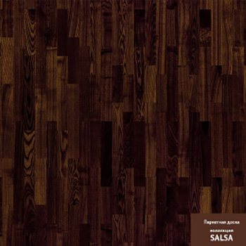 Паркетная доска Tarkett Salsa Ясень Коньяк Глянец