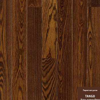 Паркетная доска Tarkett Tango Ясень коньяк браш