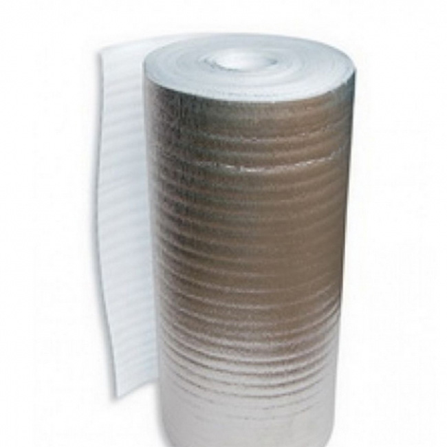 Подложка Тепофол из фольгированного полиэтилена 10 мм